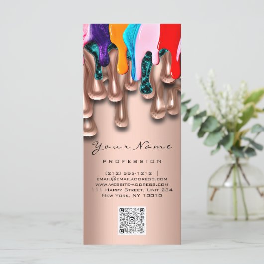 Nail Artist Studio Drips Roos Wax Epilation Prijze Menu (Staand voorkant)