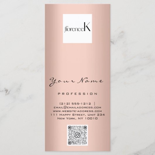 Nail Artist Studio Drips Roos Wax Epilation Prijze Menu (Voorkant)