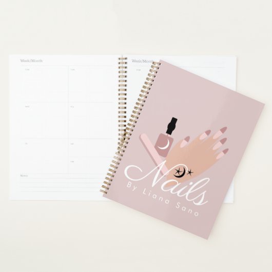 Nail Artist Tattoo Hand Appointer Planner (Display)