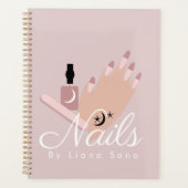 Nail Artist Tattoo Hand Appointer Planner (Voorkant)