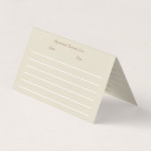 Nail Artist Tattoo Hand Illustration Visitekaartje (Achterkant)