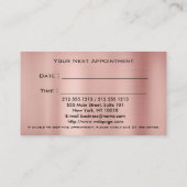 NAIL ARTIST-Visitekaartje Afsprakenkaartje (Achterkant)