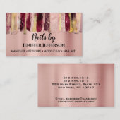 NAIL ARTIST Visitekaartje Afsprakenkaartje (Voorkant / Achterkant)