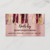 NAIL ARTIST-Visitekaartje Afsprakenkaartje (Voorkant)