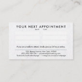 Nail Artist - Waterverf art Visitekaartje (Achterkant)