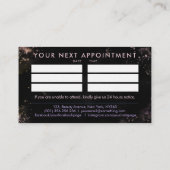 Nail Artist - Waterverf kunst met Afspraak Visitekaartje (Achterkant)