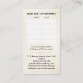 Nail Artist - Waterverf Nail Poolse Kunst Visitekaartje (Achterkant)