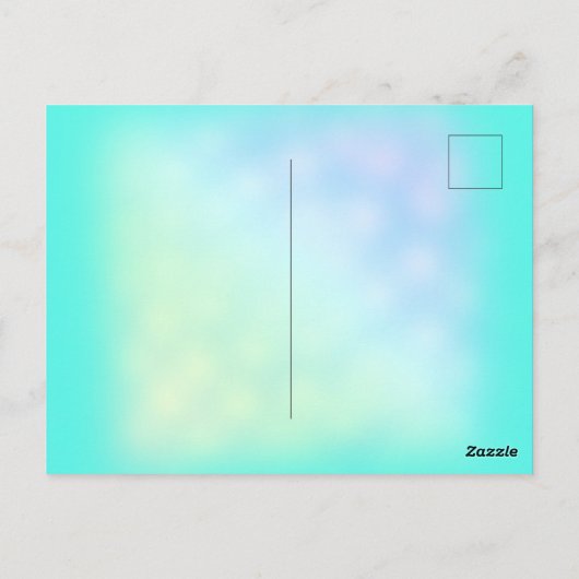 Nail Bar Beauty Studio Holographic Silver Diamond Briefkaart (Achterkant)