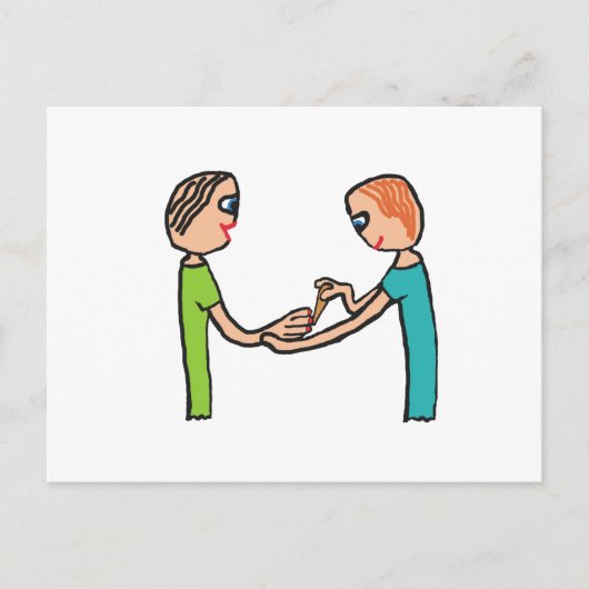 Nail Bar Salon-technicus Briefkaart (Voorkant)