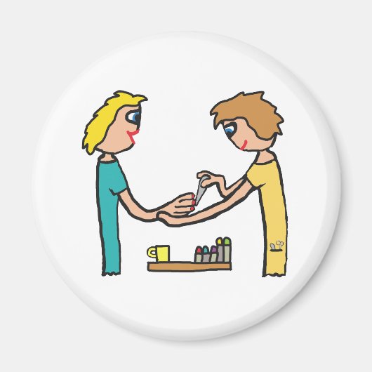 Nail Bar Salon-technicus Magneet (Voorkant)