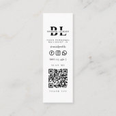 Nail Beauty Salon Manicure Specialist Mini Visitekaartje (Achterkant)