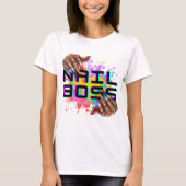 "Nail Boss" Bold Beauty Tech T-shirt (Voorkant)