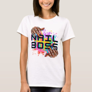 "Nail Boss" Bold Beauty Tech T-shirt