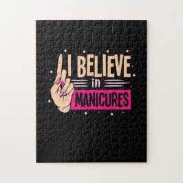 Nail Boss gelooft in manicure Legpuzzel