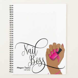 Nail Boss, nageltechnicus, lange nagels, mest Planner