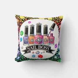 NAIL BOSS - See Back! Kussen