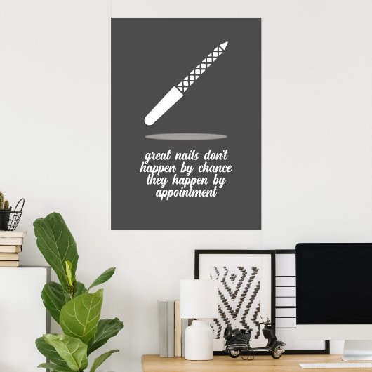 Nail Care Motivation Print (Thuiskantoor)