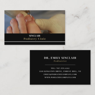 Nail Care Portrait, Podiatry Clinic, Podiatrist Visitekaartje