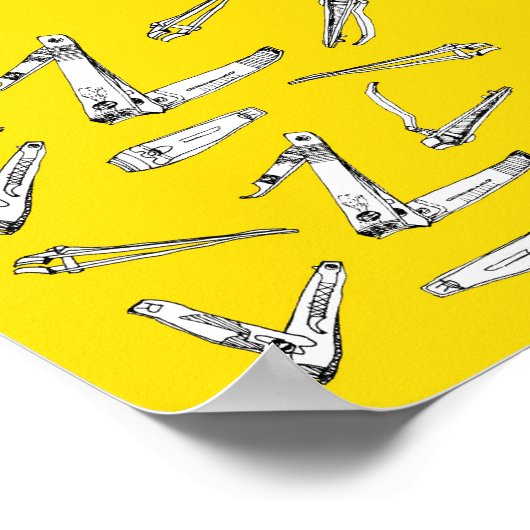 Nail Clips, Wall Art Illustratie | Poster (Hoek)