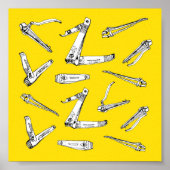 Nail Clips, Wall Art Illustratie | Poster (Voorkant)