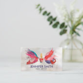 Nail Colors Splash op parelVisitekaartje Visitekaartje (Staand voorkant)