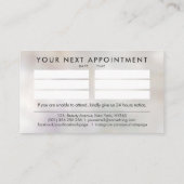 Nail Colors Splash op parelVisitekaartje Visitekaartje (Achterkant)