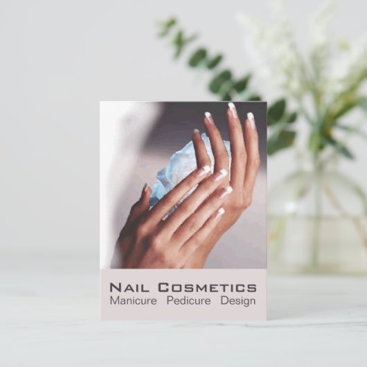 Nail Cosmetics 1 - Briefkaart (Staand voorkant)