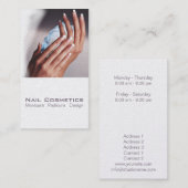 Nail Cosmetics 1 - Visitekaartje (Voorkant / Achterkant)