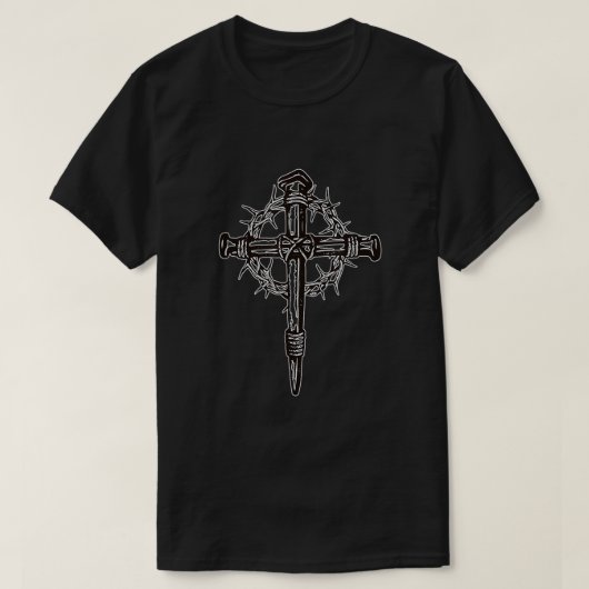 Nail Cross Shirt Faith Team Jesus (Design voorkant)