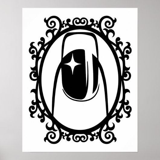 Nail Design is een kunstvorm Poster (Voorkant)