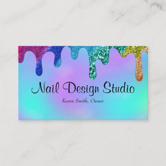 Nail Design Visitekaartjes (Voorkant)