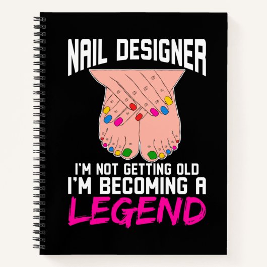 Nail Designer Legend Notitieboek (Voorkant)