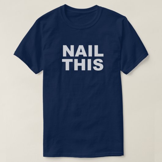 Nail Dit doet me een hamer-tijd-DIY-HGTV-tapenter T-shirt (Design voorkant)