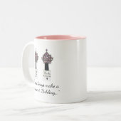 Nail Diva Tweekleurige Koffiemok (Voorkant links)