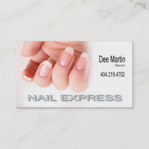 Nail Express - Manicure Spa Nail Salon-technicus Visitekaartje