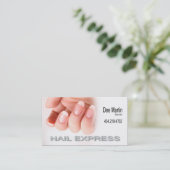 Nail Express - Manicure Spa Nail Salon-technicus Visitekaartje (Staand voorkant)