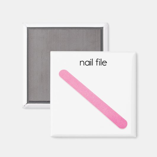 Nail File Refkoelkast Magnet (Voorkant / Achterkant)