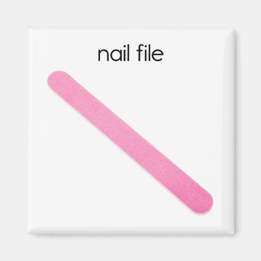 Nail File Refkoelkast Magnet (Voorkant)