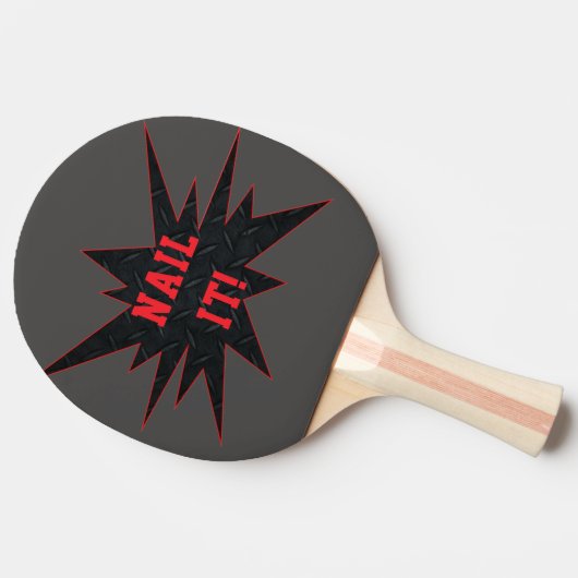 NAIL HET! Funny Smashing Ping Pong Paddle Tafeltennisbatje (Zijkant)
