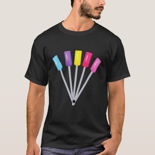 Nail Hustler Nail Tech Techniques Nail Boss Nail P T-shirt (Voorkant)
