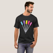 Nail Hustler Nail Tech Techniques Nail Boss Nail P T-shirt (Voorkant volledig)