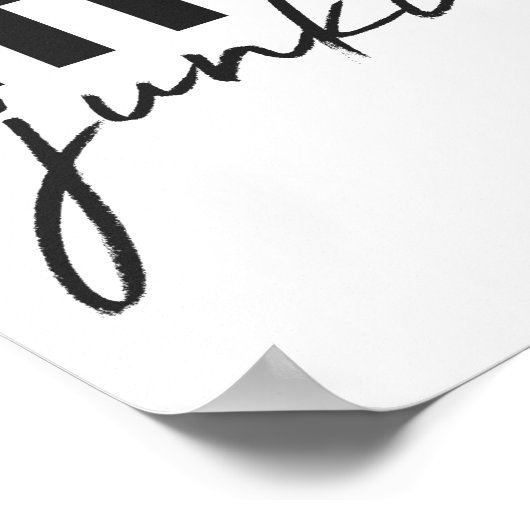 Nail Junkie Nail Salon Nail-technicus F Poster (Hoek)