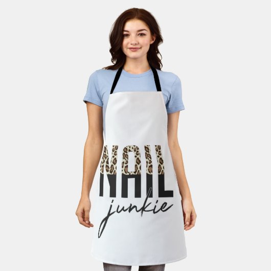 Nail Junkie Nail Salon Nail-technicus F Schort (Gedragen)