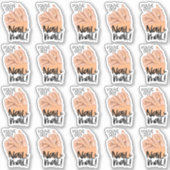 Nail Mail Cute Nailfie Handje Pose Small Business Sticker (Voorkant)