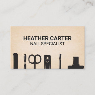 Nail Manicure Tools   benoeming Afsprakenkaartje