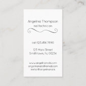 Nail Poland Bottle Grey Visitekaartje (Achterkant)