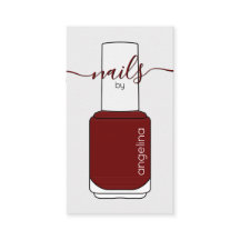 Nail Poland Bottle Maroon