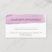 Nail Poland Brush Nail Salon Manicure Afsprakenkaartje (Achterkant)