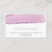 Nail Poland Brush Nail Salon Manicure Afsprakenkaartje (Achterkant)