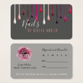Nail Poland Drip Visitekaartje (Voorkant /achterkant)